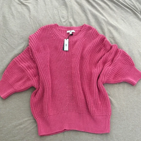 NWT $140 Banana Republic Pink Sweater - Picture 2 of 4